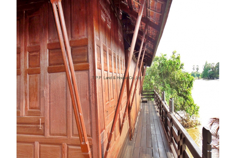 ขายท ด นพร อมบ านเร อนไทย ต ดแม น ำเจ าพระยา เน อท 2 0 85 ไร t p p land house co ltd ท พ พ แลนด แอนด เฮ าส ร บฝากขายบ าน ท ด น ผ พ ฒนาโครงการหม บ าน